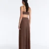 Light Touch Wide-Leg Trousers with Darts