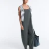 Light Touch Wide Long Jumpsuit Light Touch Wide Long Jumpsuit