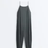 Light Touch Wide Long Jumpsuit Light Touch Wide Long Jumpsuit