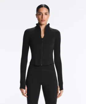 Light Warm Technical Jacket with Seams