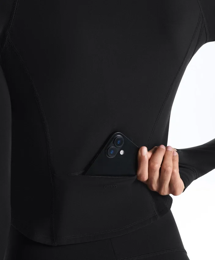Light Warm Technical Jacket with Seams Light Warm Technical Jacket with Seams