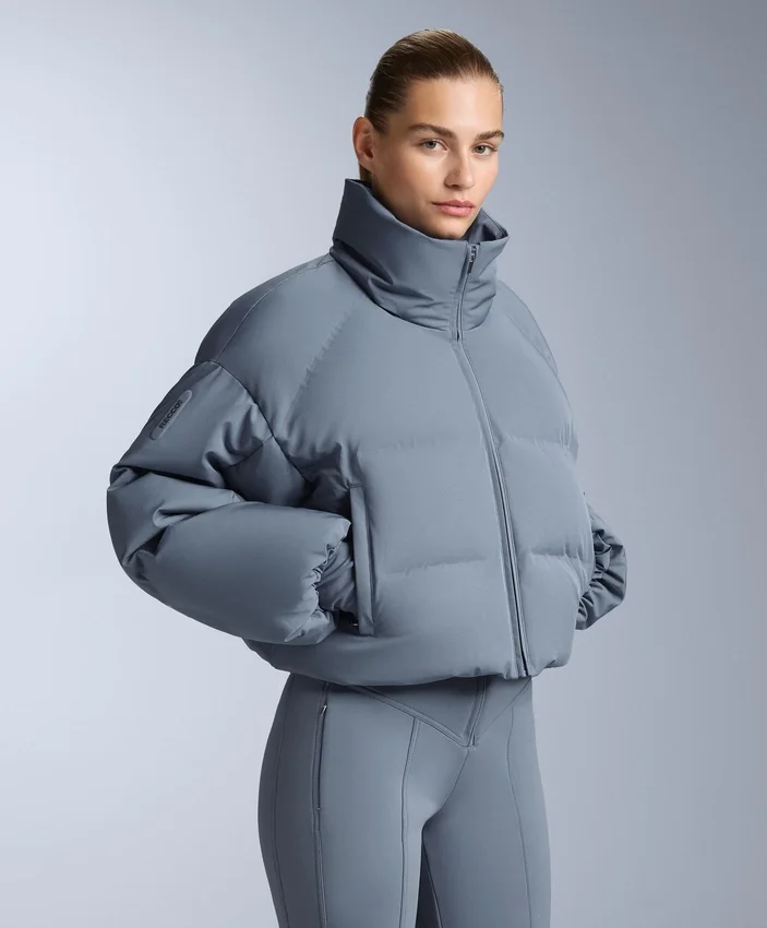 Lightweight 80% Down and 20% Minardi Piume Ski Water-Resistant Short Jacket Lightweight 80% Down and 20% Minardi Piume Ski Water-Resistant Short Jacket