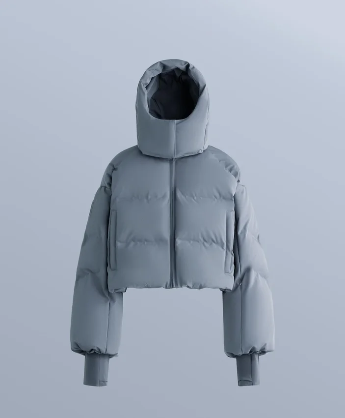 Lightweight 80% Down and 20% Minardi Piume Ski Water-Resistant Short Jacket Lightweight 80% Down and 20% Minardi Piume Ski Water-Resistant Short Jacket
