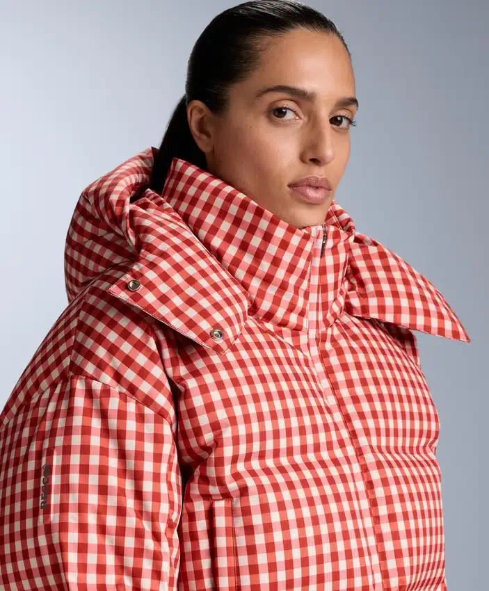 Lightweight 80% Down and 20% Minardi Piume Ski Water-Resistant Short Jacket Lightweight 80% Down and 20% Minardi Piume Ski Water-Resistant Short Jacket