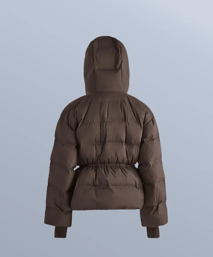 Lightweight Padded Jacket with 80% Down and 20% Minardi Piume Ski Water-Resistant Filling Lightweight Padded Jacket with 80% Down and 20% Minardi Piume Ski Water-Resistant Filling