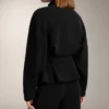 Long Belted Jacket with Brushed Modal Long Belted Jacket with Brushed Modal