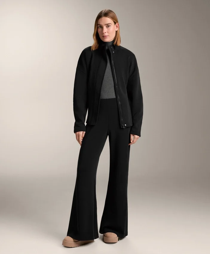Long Belted Jacket with Brushed Modal Long Belted Jacket with Brushed Modal
