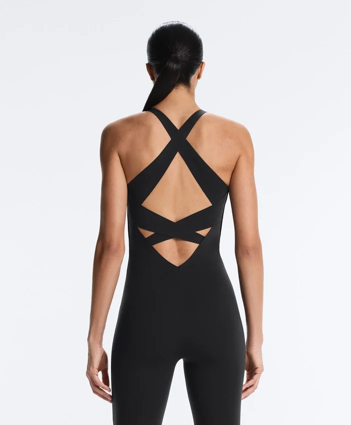 Long Compressive Halterneck Jumpsuit Long Compressive Halterneck Jumpsuit