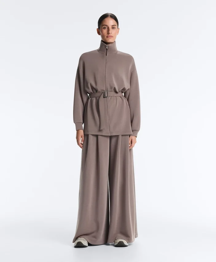 Long Corset Jacket with Soft-Touch Modal Belt Long Corset Jacket with Soft-Touch Modal Belt
