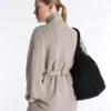 Long Corset Jacket with Soft-Touch Modal Belt Long Corset Jacket with Soft-Touch Modal Belt