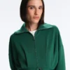 Long Cotton Piqué Belted Jacket Long Cotton Piqué Belted Jacket