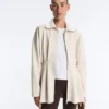 Long Cotton Piqué Belted Jacket Long Cotton Piqué Belted Jacket