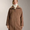 Long Faux-Shearling Jacket Long Faux-Shearling Jacket