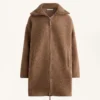 Long Faux-Shearling Jacket Long Faux-Shearling Jacket