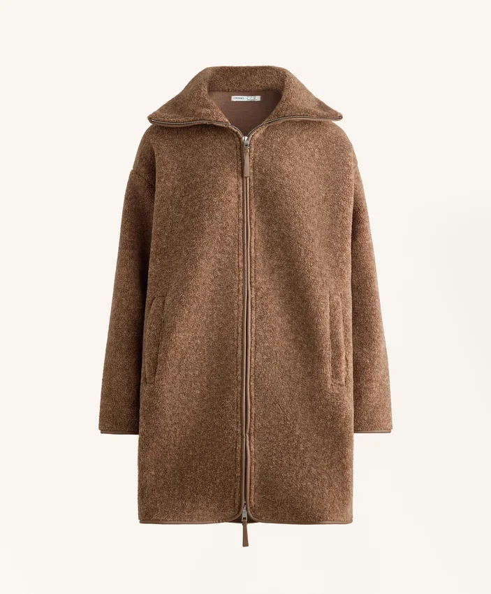 Long Faux-Shearling Jacket Long Faux-Shearling Jacket