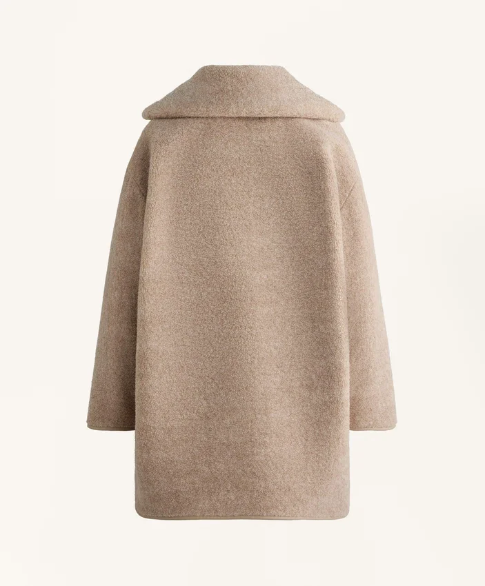Long Faux-Shearling Jacket Long Faux-Shearling Jacket