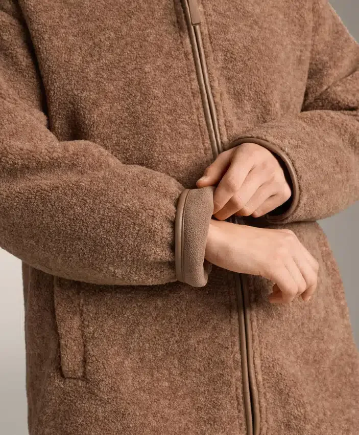 Long Faux-Shearling Jacket Long Faux-Shearling Jacket