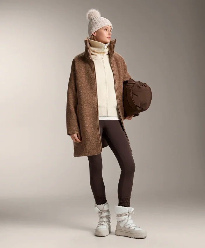 Long Faux-Shearling Jacket Long Faux-Shearling Jacket