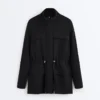 Long Jacket with Modal and Soft Touch Pockets
