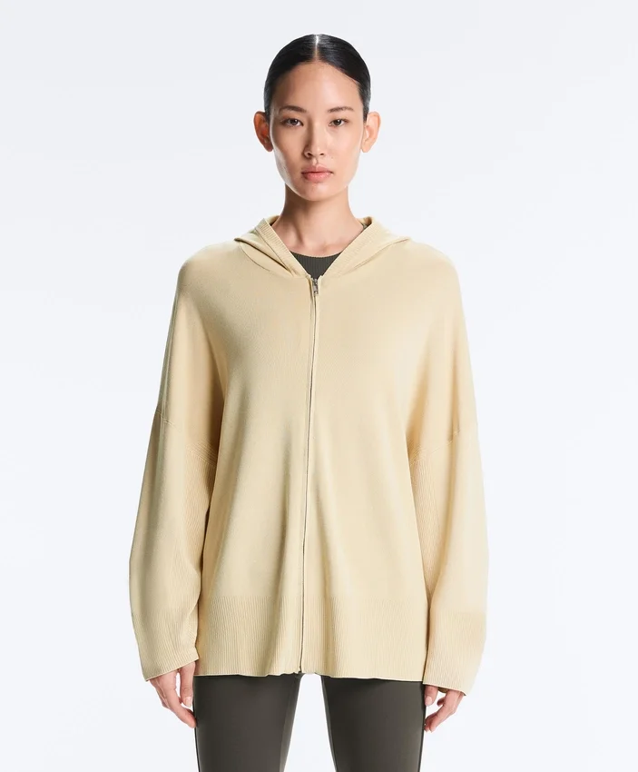 Long Knit Hooded Jacket Long Knit Hooded Jacket