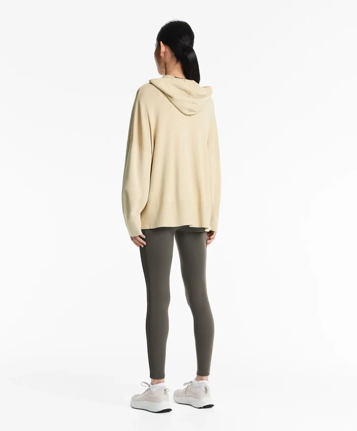Long Knit Hooded Jacket Long Knit Hooded Jacket