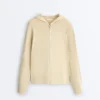 Long Knit Hooded Jacket Long Knit Hooded Jacket