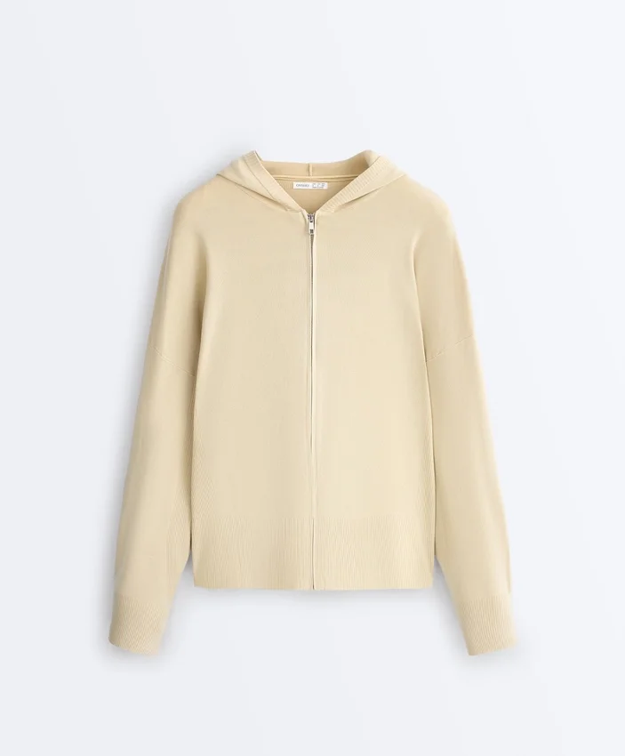 Long Knit Hooded Jacket Long Knit Hooded Jacket