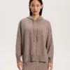 Long Knit Hooded Jumper Long Knit Hooded Jumper