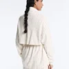 Long Pinstripe Jacket with Adjustable Waist and Soft-Touch Modal Long Pinstripe Jacket with Adjustable Waist and Soft-Touch Modal
