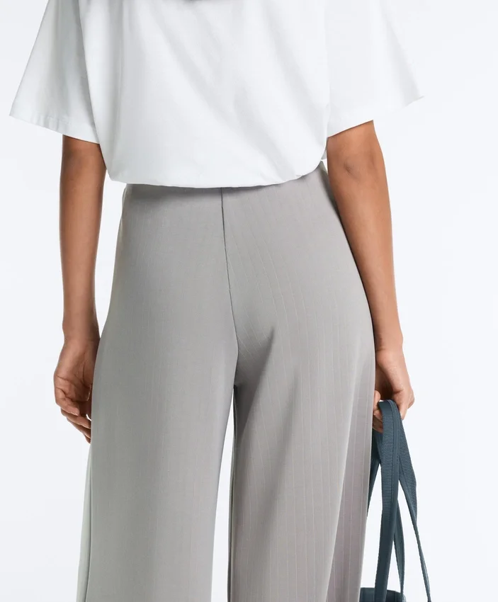 Long Pleated Trousers with Soft Touch Modal Long Pleated Trousers with Soft Touch Modal