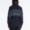 Long Sailor Stripe Jacket with Soft-Touch Modal