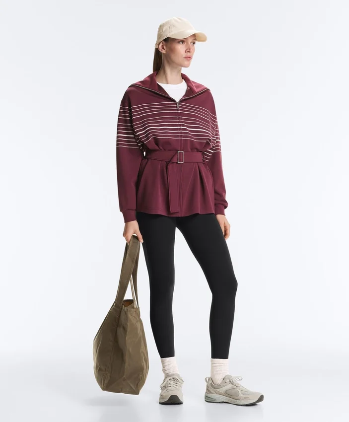 Long Sailor Stripe Jacket with Soft-Touch Modal Long Sailor Stripe Jacket with Soft-Touch Modal