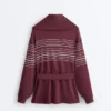 Long Sailor Stripe Jacket with Soft-Touch Modal Long Sailor Stripe Jacket with Soft-Touch Modal