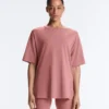 Long Short-Sleeved Cotton Blend T-Shirt Long Short-Sleeved Cotton Blend T-Shirt