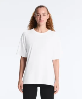 Long Short-Sleeved Cotton Blend T-Shirt