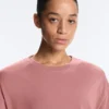 Long Short-Sleeved Cotton Blend T-Shirt Long Short-Sleeved Cotton Blend T-Shirt