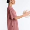 Long Short-Sleeved Cotton Blend T-Shirt Long Short-Sleeved Cotton Blend T-Shirt