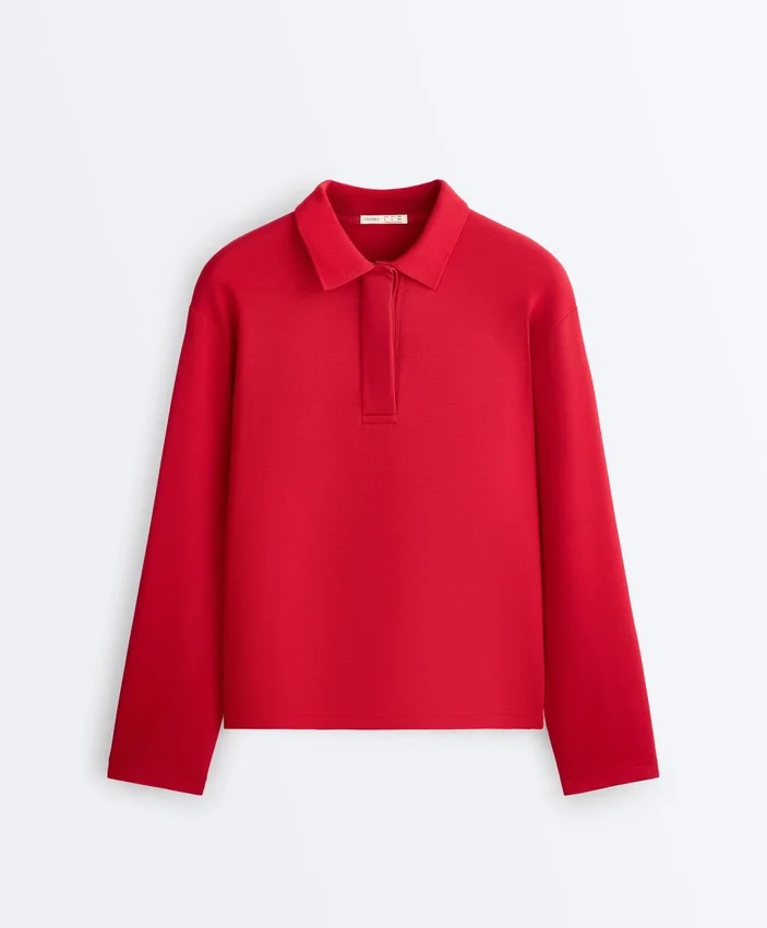 Long Sleeve Pique Polo Shirt Long Sleeve Pique Polo Shirt