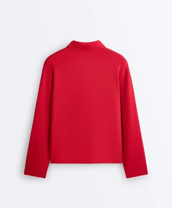 Long Sleeve Pique Polo Shirt Long Sleeve Pique Polo Shirt