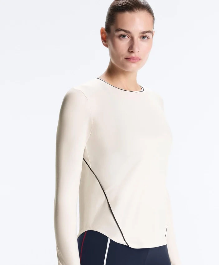Long-Sleeve Technical Piping T-Shirt Long-Sleeve Technical Piping T-Shirt