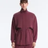 Long Soft-Touch Jacket with Modal and Pockets