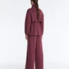 Long Soft-Touch Jacket with Modal and Pockets