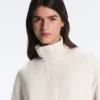 Long Soft-Touch Jacket with Modal and Pockets