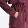 Long Soft-Touch Jacket with Modal and Pockets