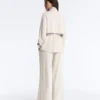 Long Soft-Touch Jacket with Modal and Pockets