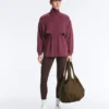 Long Soft-Touch Jacket with Modal and Pockets