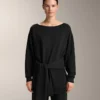Long Soft-Touch Modal Sweatshirt with Knot Detail Long Soft-Touch Modal Sweatshirt with Knot Detail