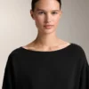 Long Soft-Touch Modal Sweatshirt with Knot Detail Long Soft-Touch Modal Sweatshirt with Knot Detail