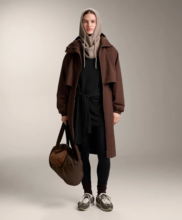 Long Soft-Touch Modal Sweatshirt with Knot Detail Long Soft-Touch Modal Sweatshirt with Knot Detail
