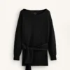 Long Soft-Touch Modal Sweatshirt with Knot Detail Long Soft-Touch Modal Sweatshirt with Knot Detail